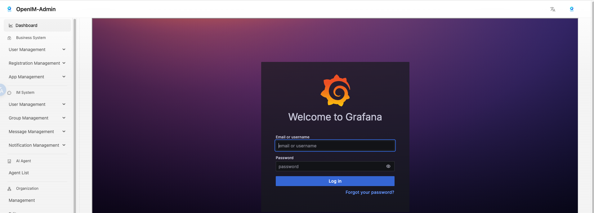 PC Web Interface